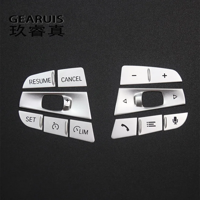 Car Styling for BMW G20 G28 Steering Wheel Buttons switch Frame protection cover Sticker Trim 3 Series Auto Interior Accessories