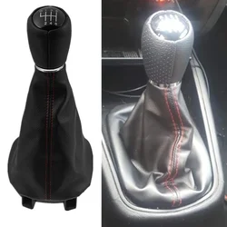 For Seat Leon 1M1 Toledo II MK2 1998 1999 2000 2001 2002 2003 2004 2005 2006 5/6 Speed Gear Shift Knob Gaiter Boot Cover Collar