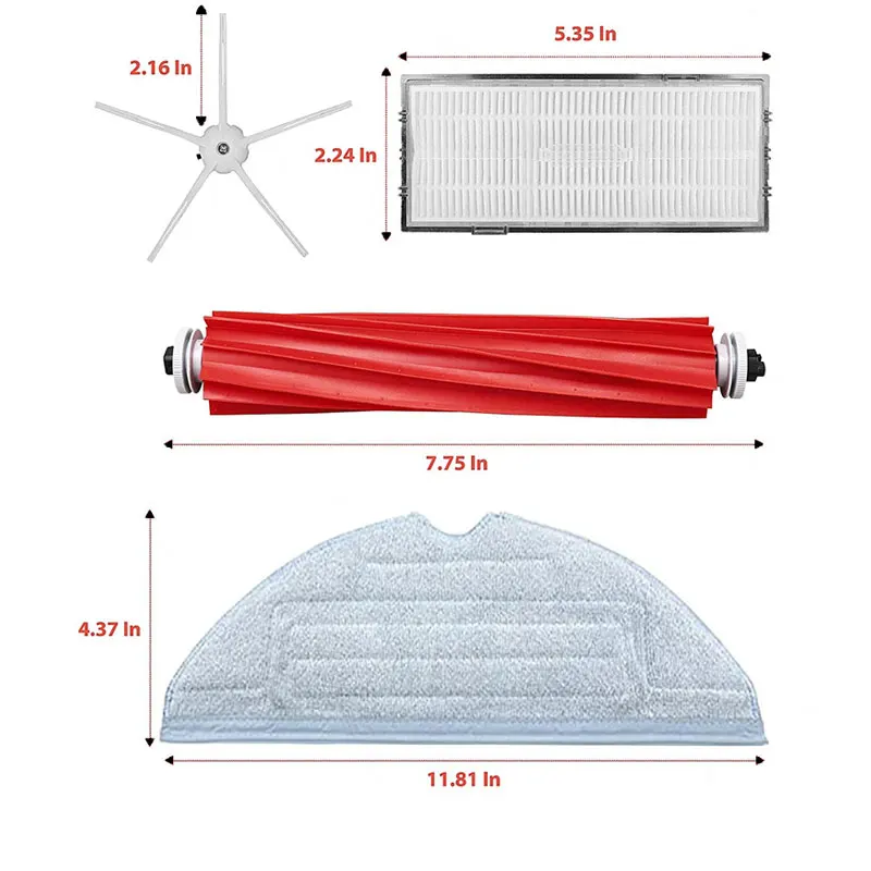 Main Brush For Roborock S7 T7 T7S T7Plus T7SPlus Detachable Roller Brush Robot Vacuum Cleaner parts