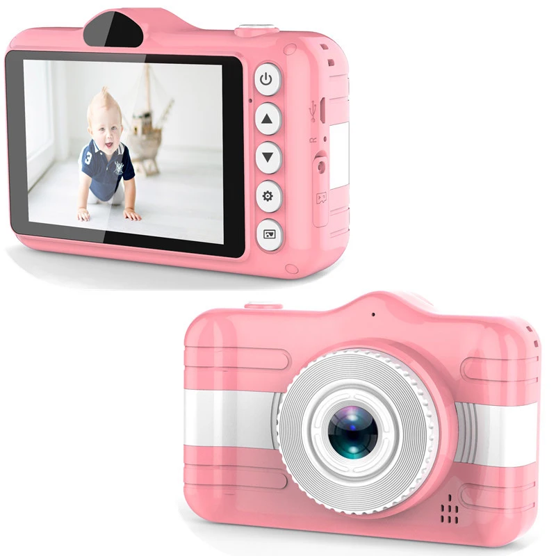 Child Mini Camera Cute Cartoon Camera Toys For Gift 3.5 inch Photo Video Digital Camera 12MP 1080P For Childern Birthday Gifts