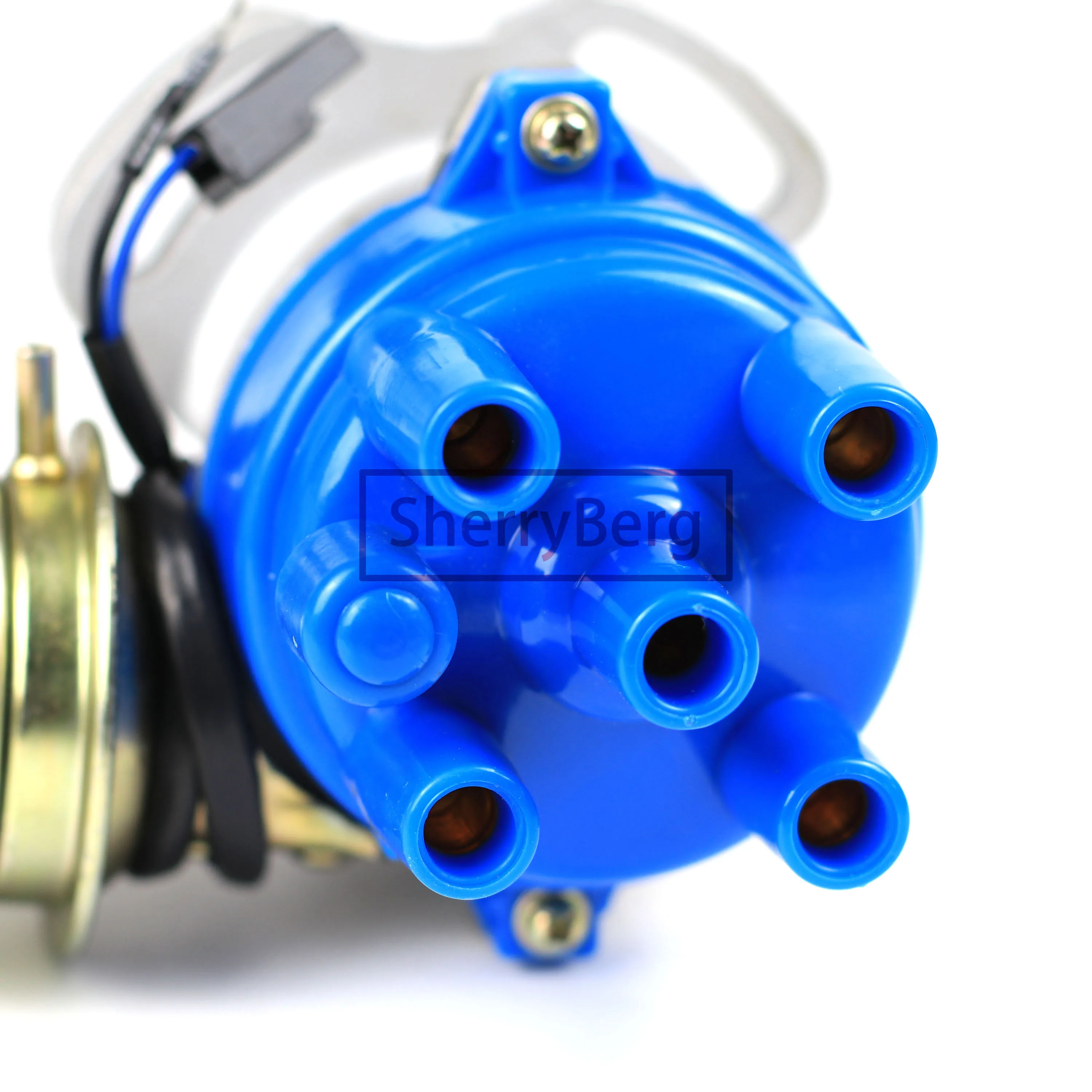 SherryBerg 新しいディストリビューター Kia Pride Mazda Kk150-18-200a マツダ B3 1.3 1.6 フォード レーザー 1.3 12N.011/021.093 ブルー キャップ