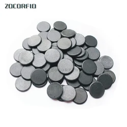 100pcs/lot diameter=20mm RFID 13.56MHZ NFC /125KHz ID laundry tags/High temperature washing label