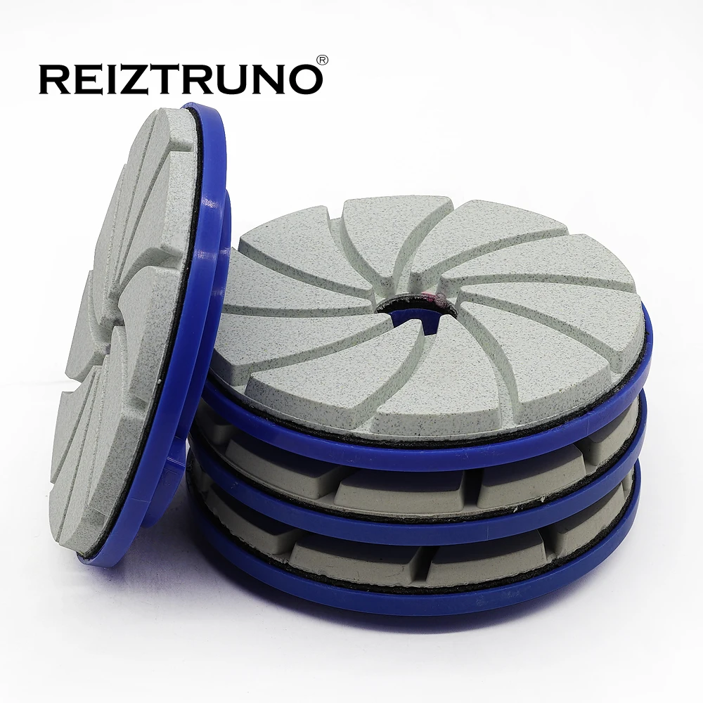 1ชิ้น Reiztruno 100/125/150มม.ขอบแผ่นขัดสำหรับขัดหินตรงและ Beveled Edge Snail Lock Attachment,ใช้เปียก