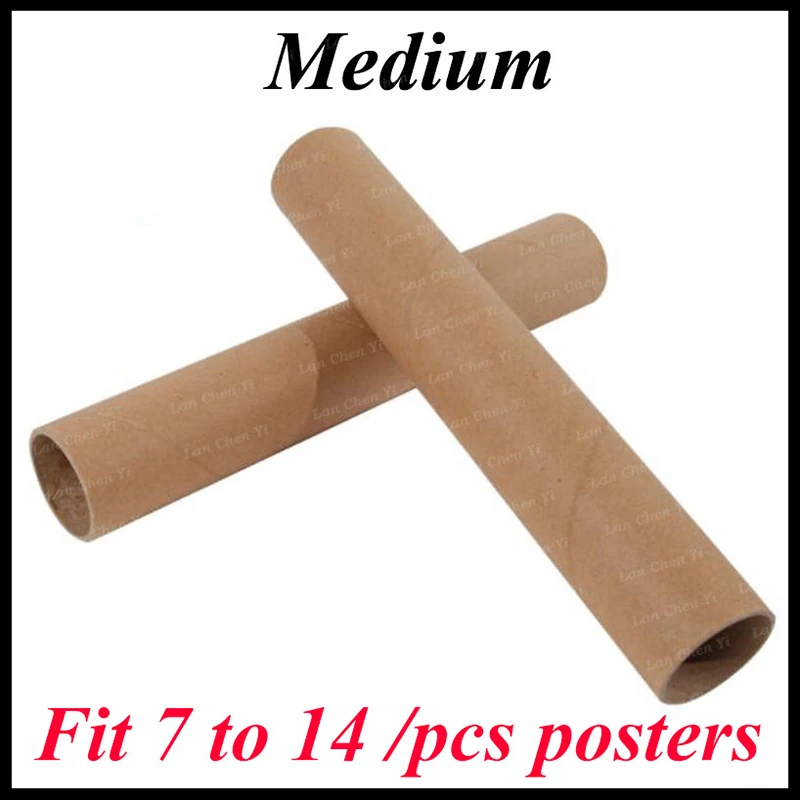 Paper tube Prevent breakage Protective Poster  No lid