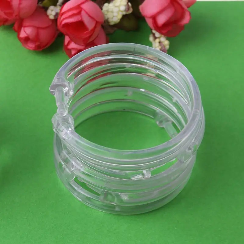 Shower Curtain Ring Transparent 12 Piecesplastic Curtain Ring Tough And Durable O-Ring Design Easy To Slide Plastic Curtai J9K