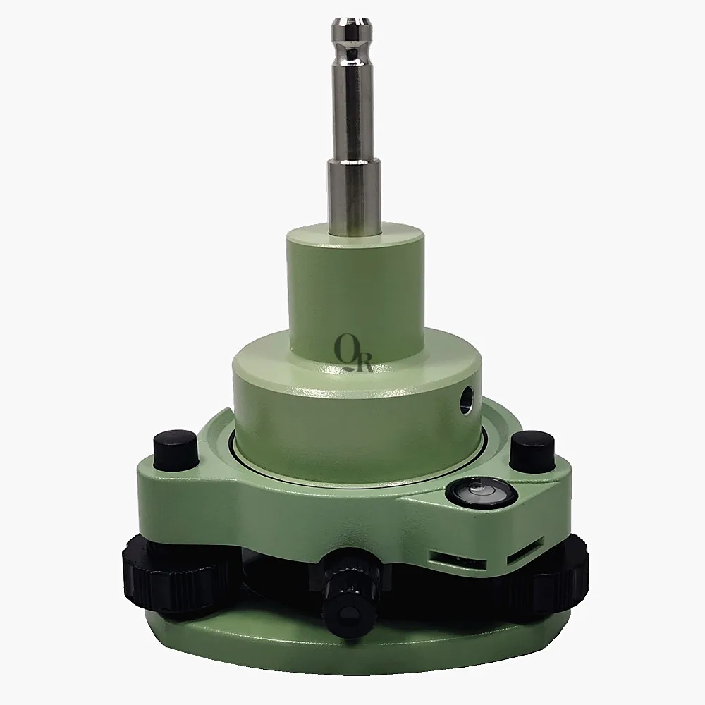 

Green Three-Jaw Tribrach With Optical Plummet & Adapterr Compatible For Prism Surveying Instrument Total Stations