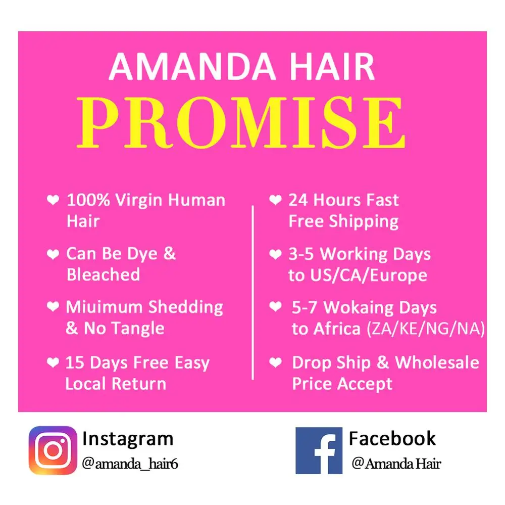 Amanda Egg Curl Funmi Hair Double Drawn Human Hair Bundles with Closure Unprocessed Virgin Brazilian Hair Bundles with Closure