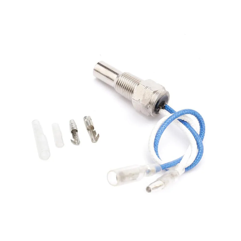 Taidacent High Precision Universal Water Temperature Sensor Automotive Oil Temperature Gauge Sensor with White Blue Two-Line