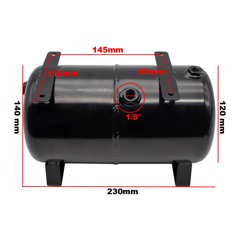 AS18B AS186 Model Air Pump Air Storage Tank Air Compressor Spray Pump 3.5L 4 Holes Air Tank Y