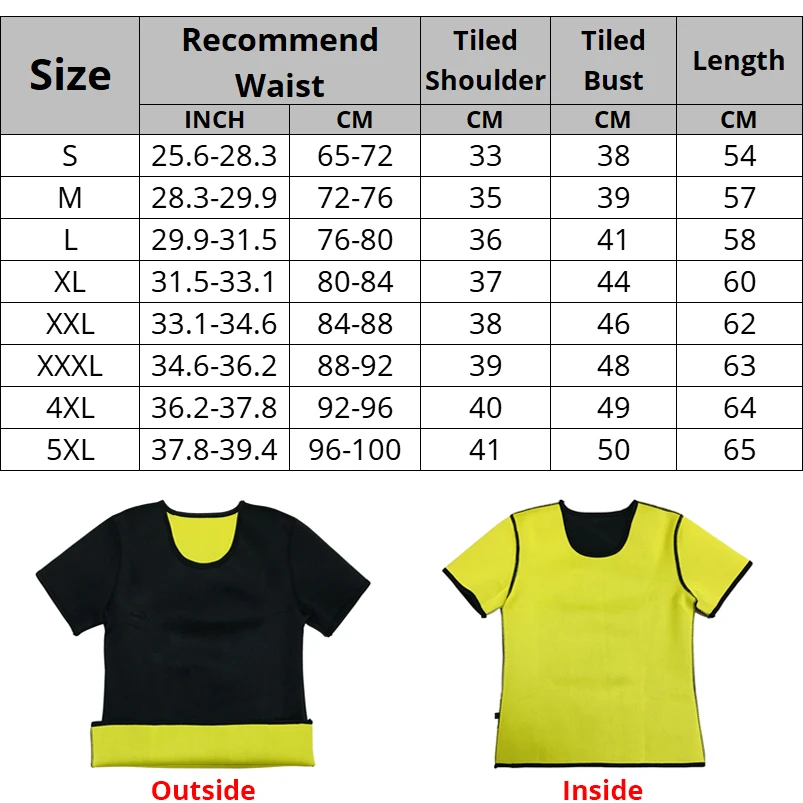 Men Sauna Suit Heat Trapping Shapewear Sweat Body Shaper Shirt Slimmer Sauna suits Neoprene Thermal Top Fitness Workout Shirt