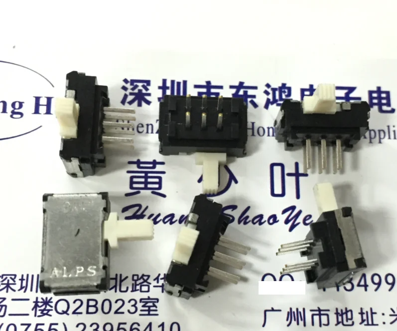 Japan Alps ss925800 toggle switch two-way 2-gear vertical sliding switch 6-pin position