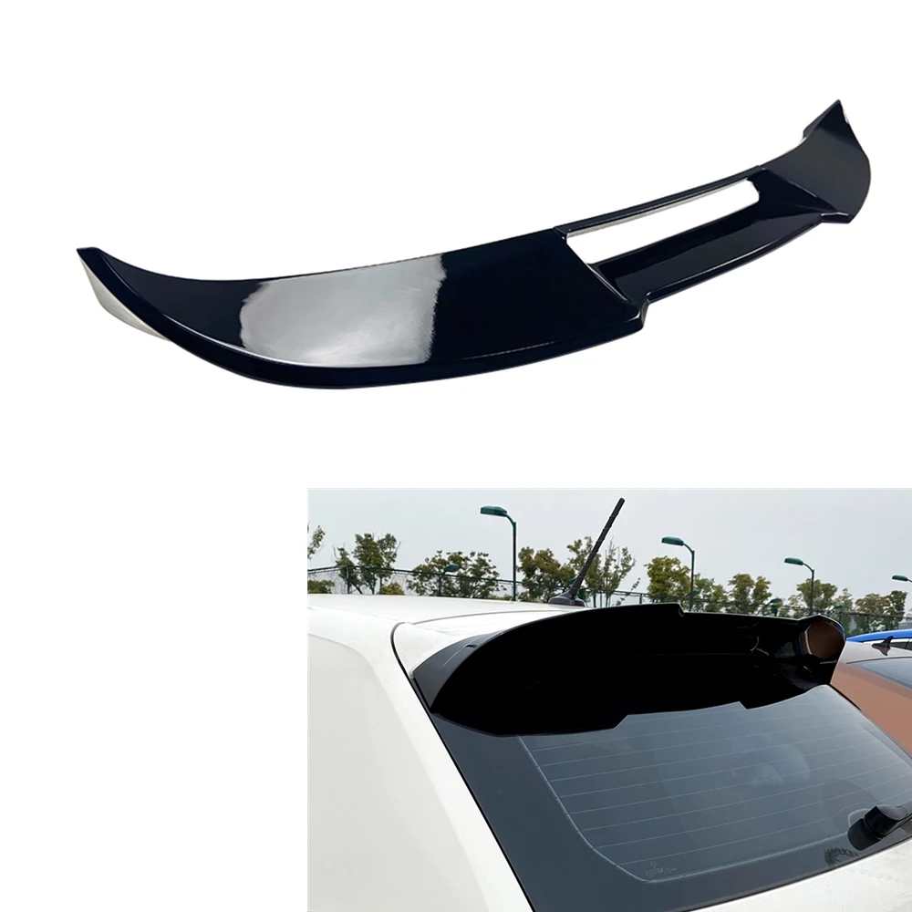 

Rear Trunk Spoiler Wing For Volkswagen VW POLO MK6 Hatchback 2019-2021 Glossy Black Tail Gate Window Flap Roof Splitter Lip