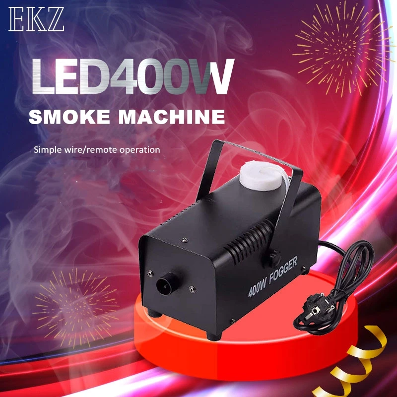 

Real Smoking Machine 400W LED Fog Machine with Remote Control And DMX Control for Stage DJ Bar Home Entertainment Stage