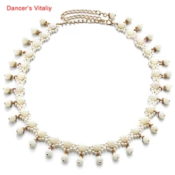 NEW ARRIVAL! belly dance accessories sexy Master belly dance belt women PEARL belly dance hip scarf