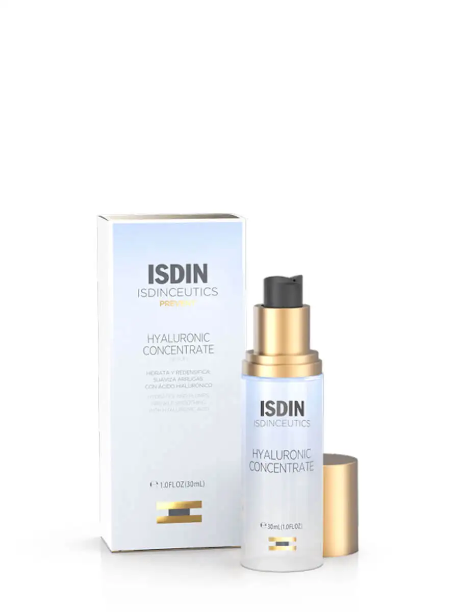 Isdin isdinceutics prevent Hyaluronic Concentrate 30 ml-serum that moisturizes and redensifies. Smoothes wrinkles.