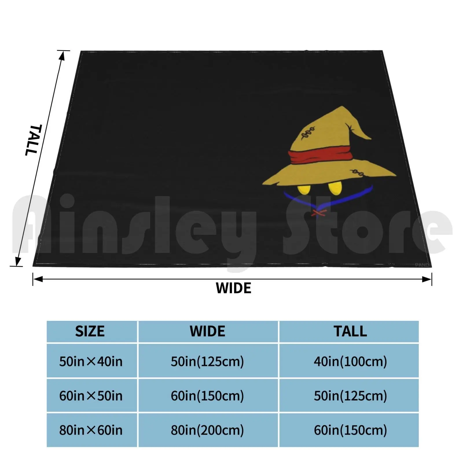 Black Mage Blanket Fashion Custom Black Mage Vivi Final Fantasy Ix Vii Viii Iii Ii Iv V Vi Xi Xii Xiii 1 2 3