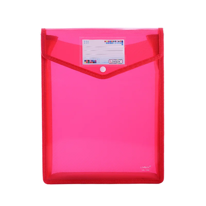 A4 A5 Plastic File Wallet Bag for Documents Envelope Expanding File Folder Waterproof Document Organizer School Home Business