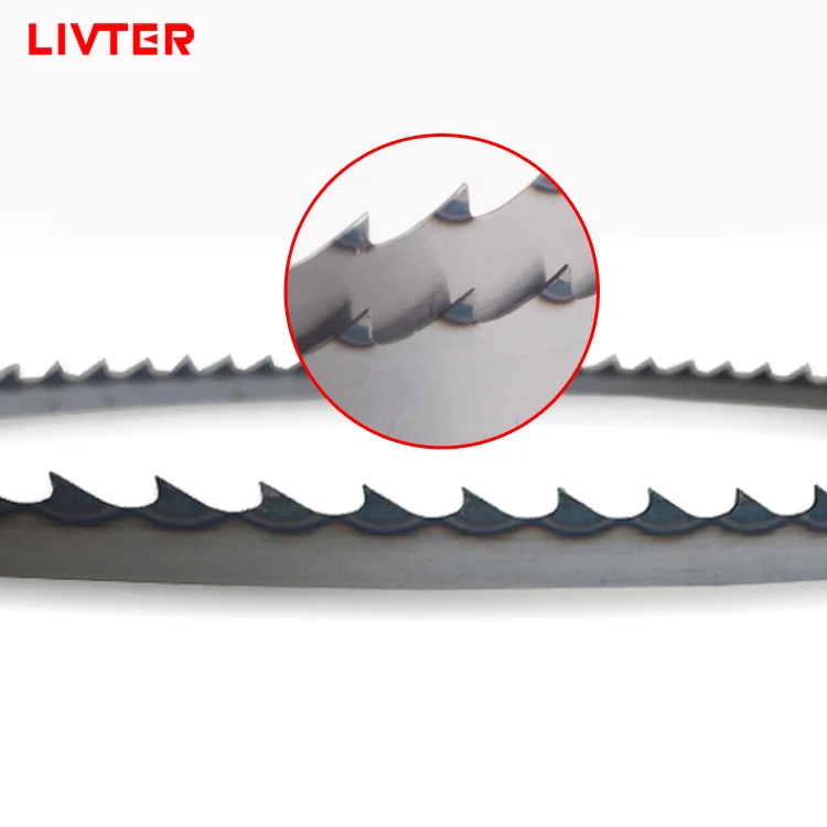 2Pcs 1650*16*0.5mm Meat Band Saw Blades 1650mm Bone Cutting Bandsaw Blade for cutting meat 16*0.5*1650mmSaw Blades For Meat Bone