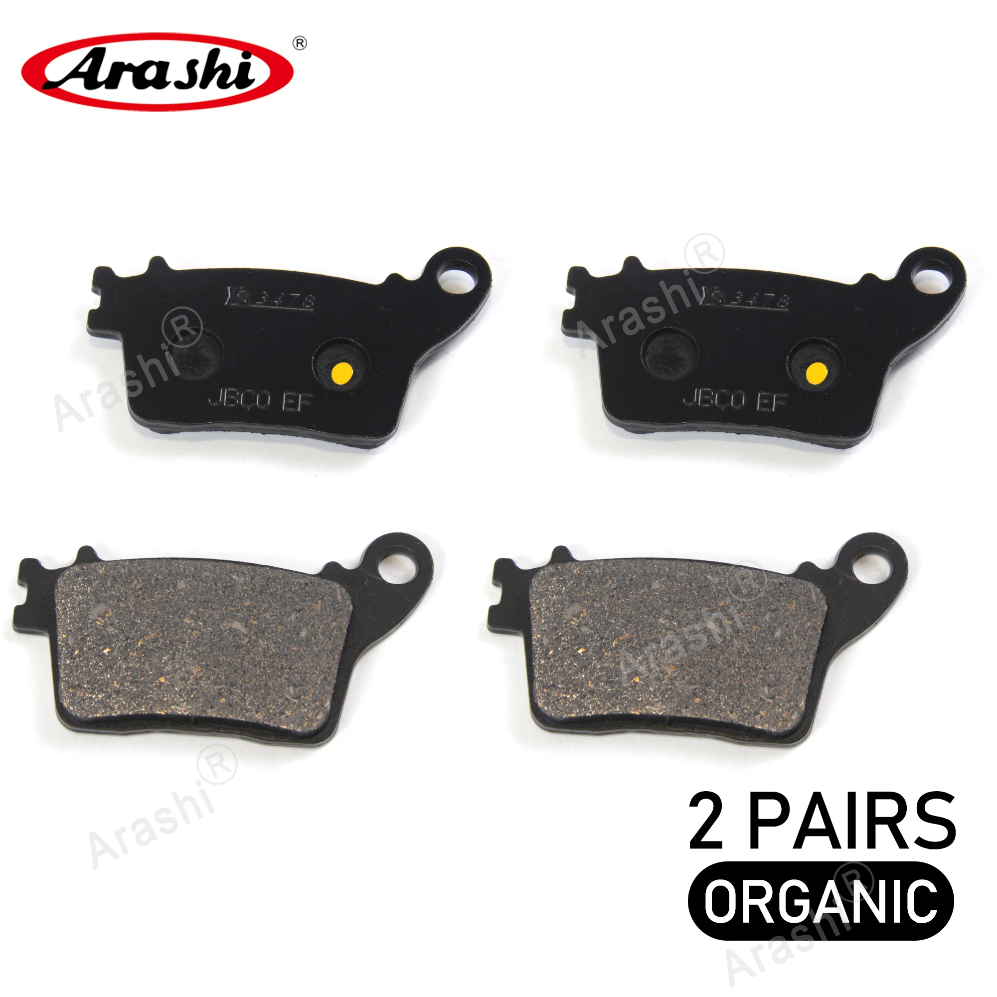 Arashi para HONDA CBR 1000 RR 2006 - 2016 pastillas de freno traseras de motocicleta discos Rotores Pad CBR1000 CBR 1000 2007 2008 2009 2010 2011
