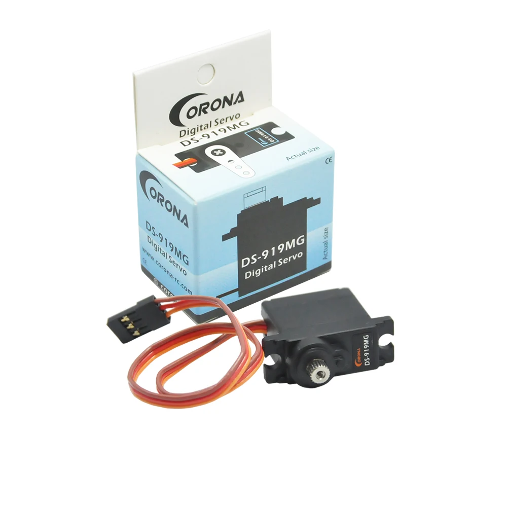 CORONA DS919MG 9g Digital Servo Metal Gear 1.7kg/0.06sec/12.5g servo for RC Airplane RC Boat