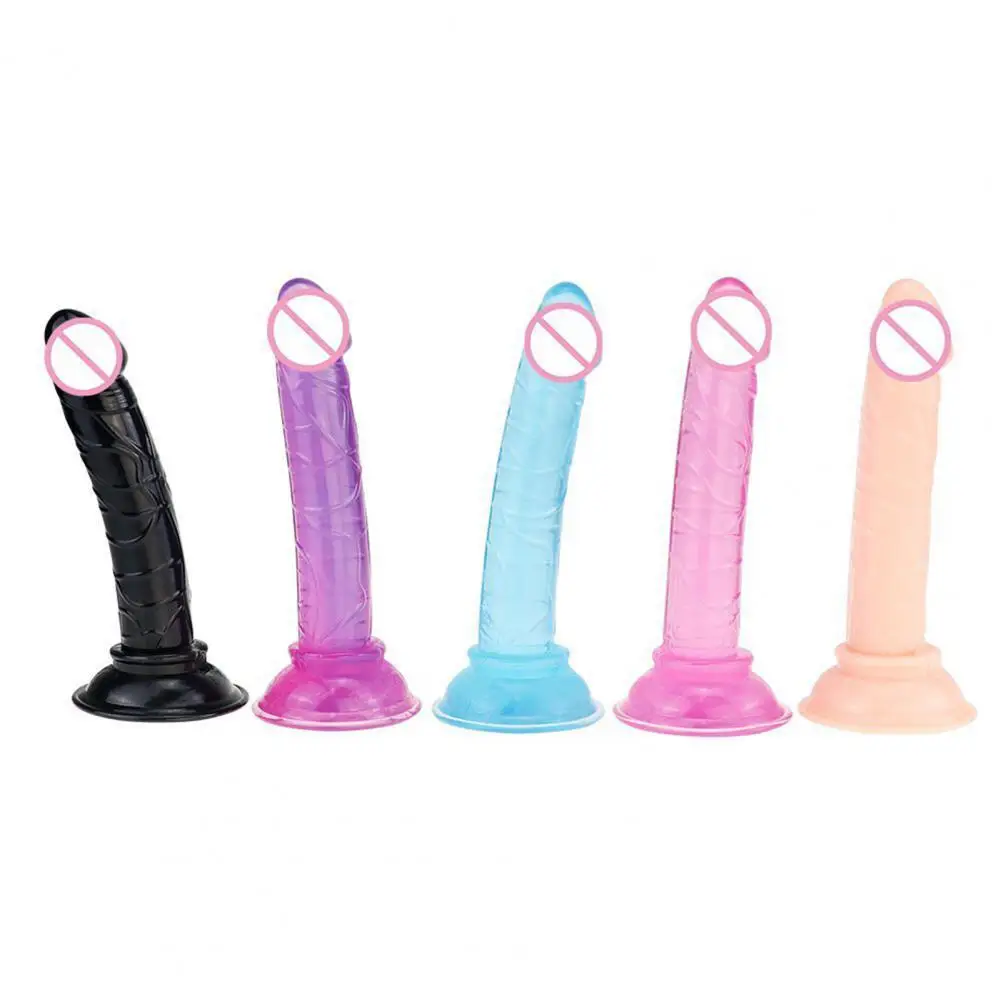 Dildo Anal Masturbator Bendable Smooth TPE Penis Thrusting Pleasure Wand for Lesbian Bendable Soft Flexible sex toys for women