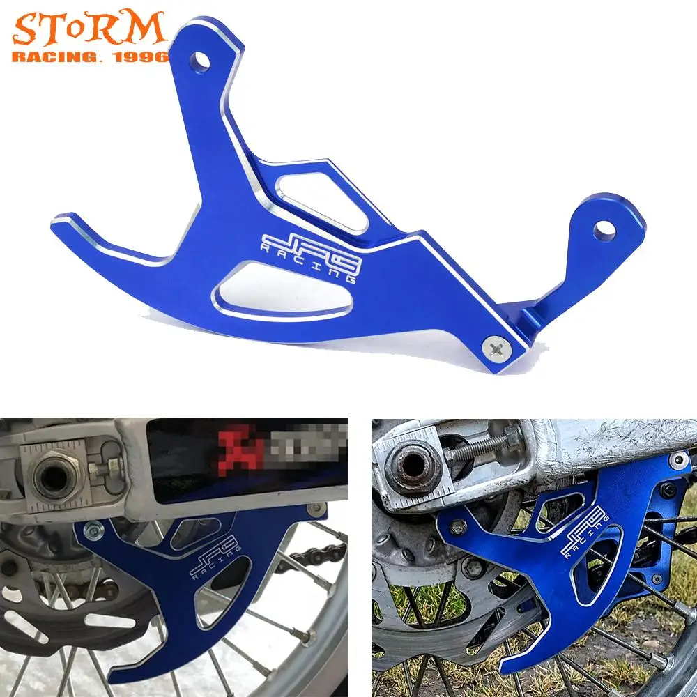 CNC Rear Brake Disc Guard Cover Axle Block For Yamaha YZ125 YZ250 YZ250F YZ450F YZ125X YZ250X WR250F WR450F WR250R WR250X YZ