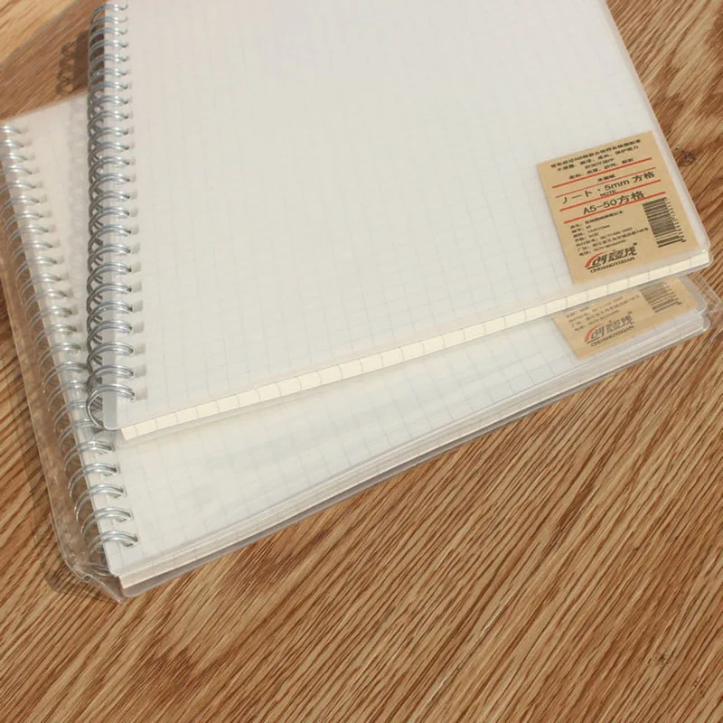 3pcs 50 Sheets Simple Grid Notebook Practical Office School Notepad Creative Drawing Graffiti Book Daily Memos Notebook