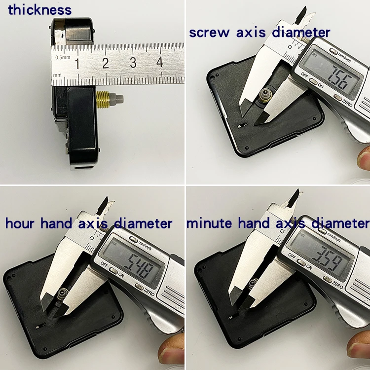 Quartz Clock Movement Kit With Gold Clock Hands Non Ticking Wall Clock Mechanism DIY Clock Making Repair Parts
