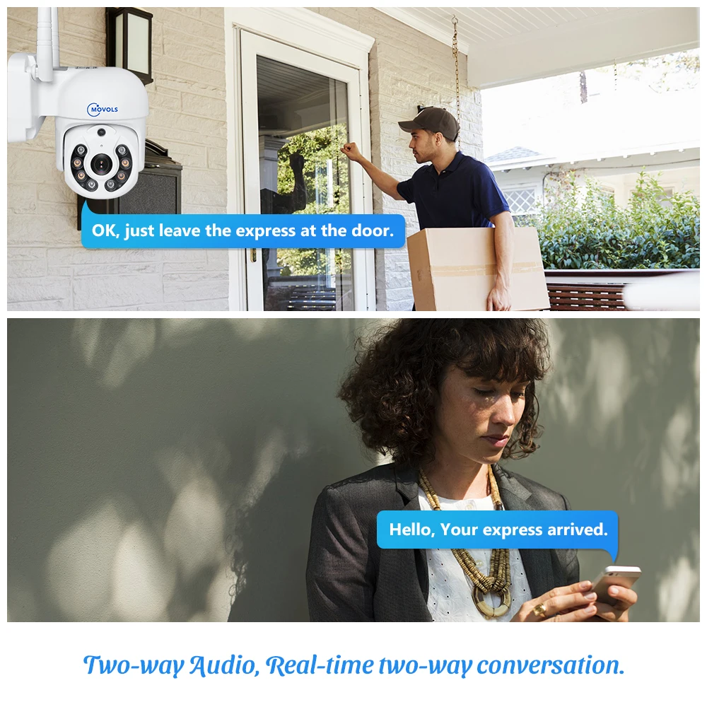 New 3MP IP Camera Smart Tracking 1536P Wireless Two Way Audio PTZ Outdoor Waterproof Video Surveillance CCTV Security Camera