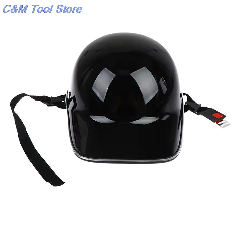 1PC Baseball Cap Style Motorcycle Half Helmet Safety Hard Hat For Cafe Racer Chopper Scooter Half Face Vintage Summer Cap