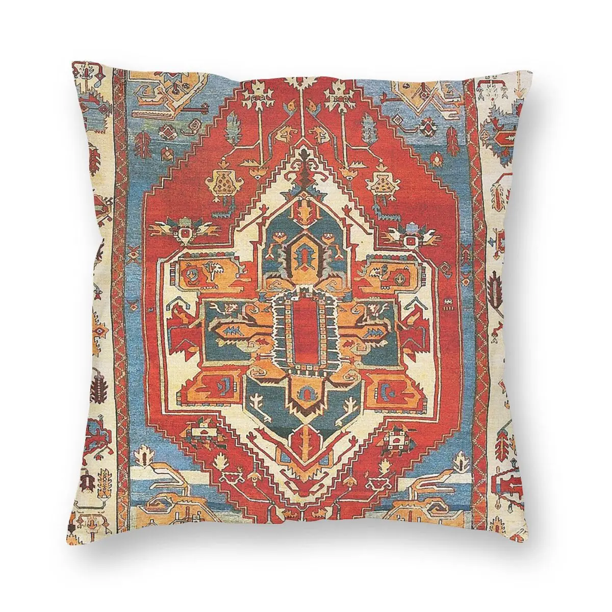 

Northwest Persian Antique Tribal Carpet Pillow Case Decoration Bohemian Cushions Throw Pillow for Home Double-sided Printing