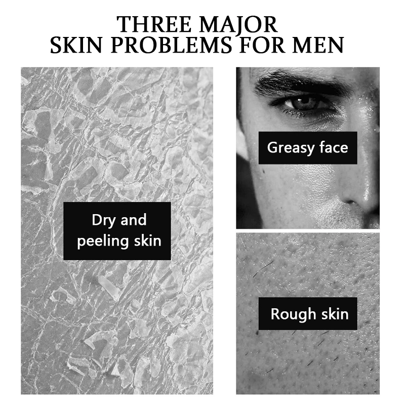 Man Toner Shrink Pores Rehydration Moisture Compact Promote Oil Control Anti-Aging Refreshing Serum Facial Skin Care 130ml