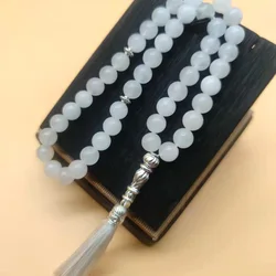 33 45 Beads Tasbih Stone Bracelet 8mm Beads Islamic Muslim Prayer Jewelry Tasbeh Prayer Bead Masbaha Family Gift