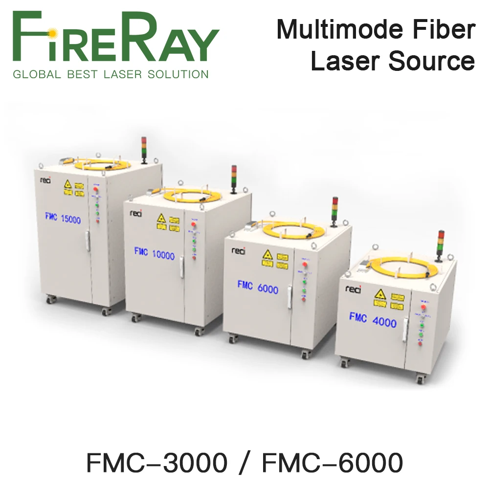 FireRay RECI Fuente láser de fibra multimodo de alta potencia FMC-3000 FMC-4000 Módulo láser de FMC-6000 para máquina cortadora láser de fibra