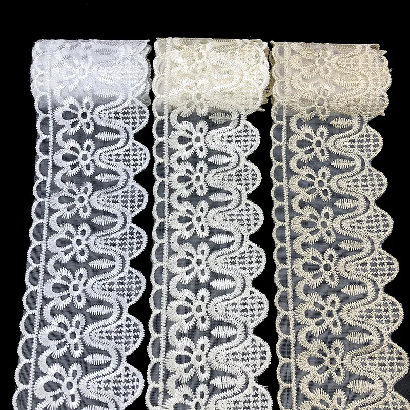 5 Yards Water-soluble lace embroidery lace polyester silk bed sheet accessories clothing accessories lace