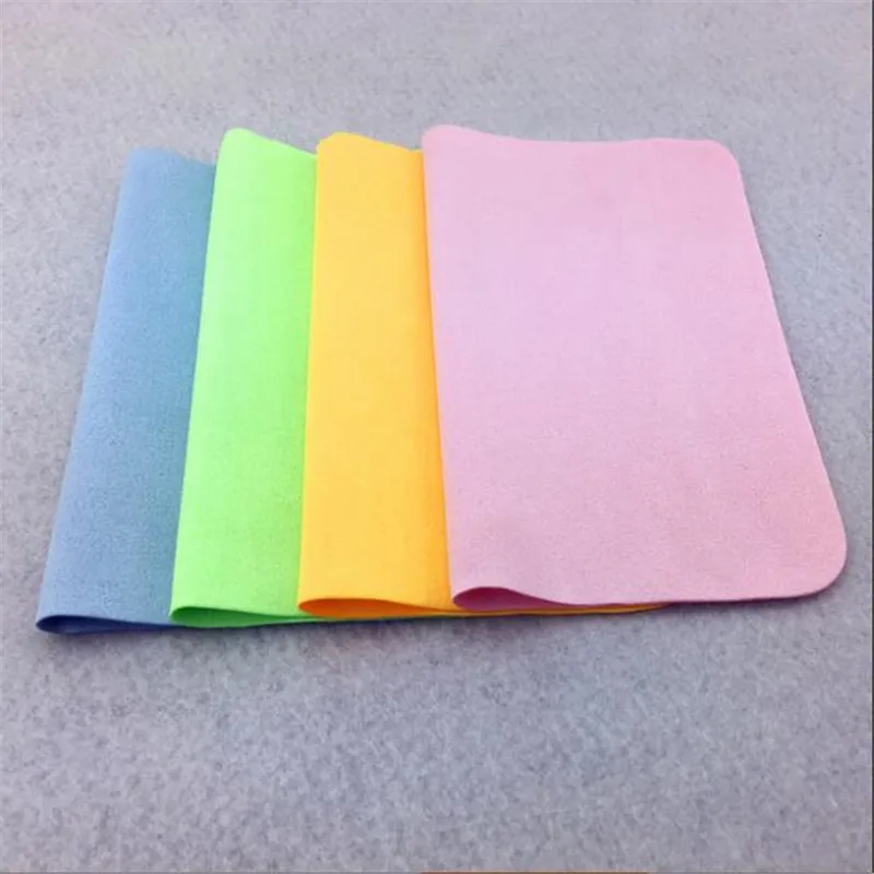 5pcs/lot Eyeglasses Chamois Sunglasses Cleaner Microfiber Glasses Cleaning Cloth For Lens Phone Screen Cleaning Clothes Wipes