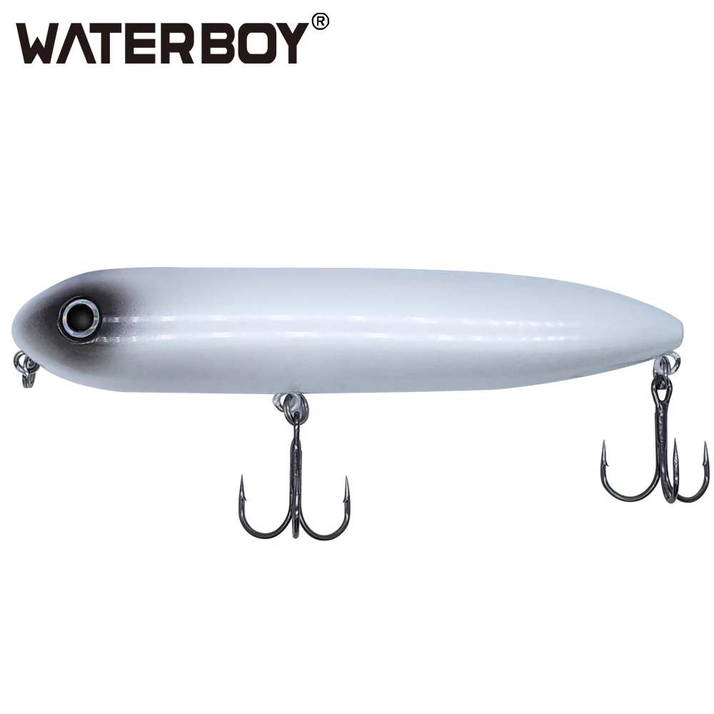 WATERBOY 11cm 13cm Doggy Walk Pencil Fishing Bait Long Casting Popper Splashing Topwater Floating Surface Hard Fish Lure Factory