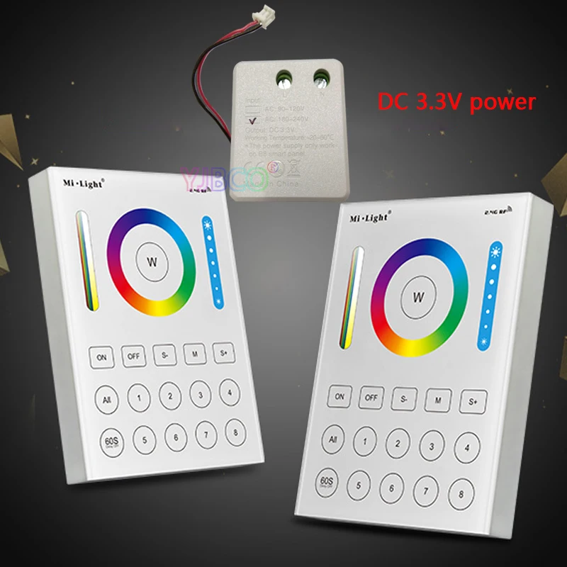 AC 220V 180V-240VAC Input to Output DC3.3V LED power supply Transformer only work on Miboxer B8 smart Touch panel controller