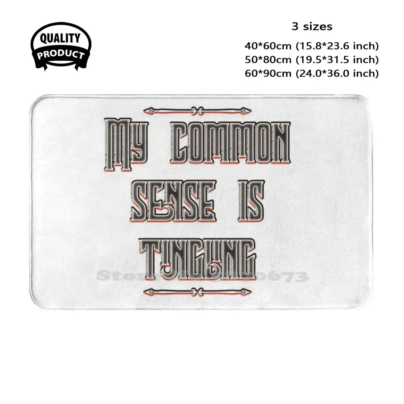 My Common Sense Is Tingling Soft Cushion Home Carpet Door Mat Car Rug Quote Funy Comic My Common Sense Is Tingling Spidey Sense