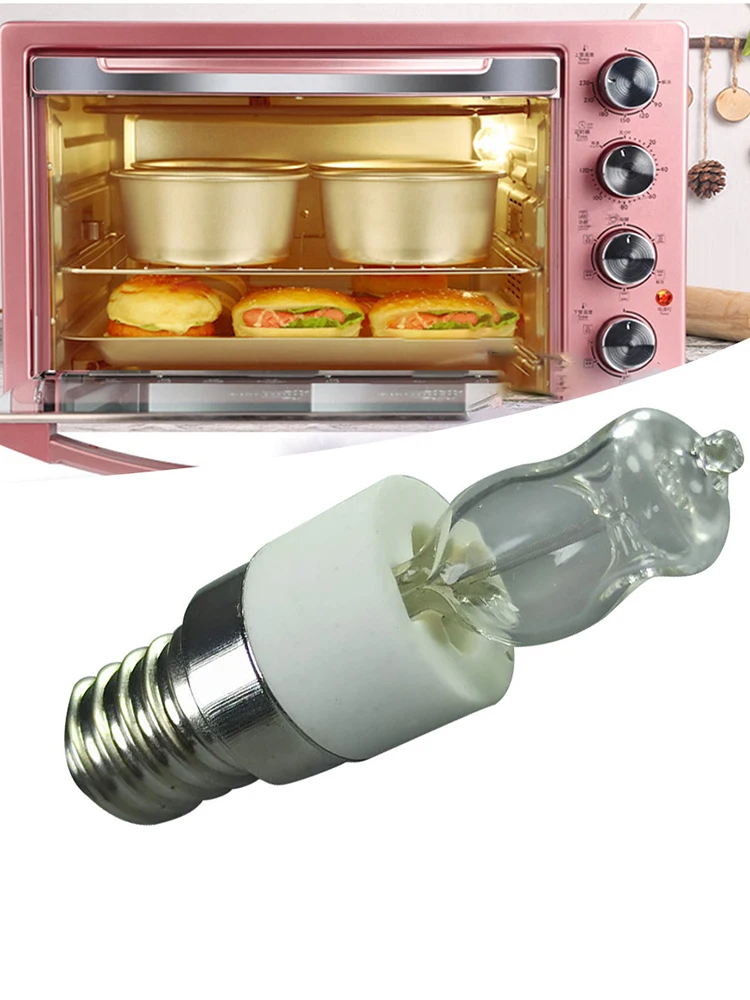 

E14 500 Degree High Temperature Resistant Microwave Oven Bulbs Cooker Lamp Salt Light Bulb 110V/220V 50W