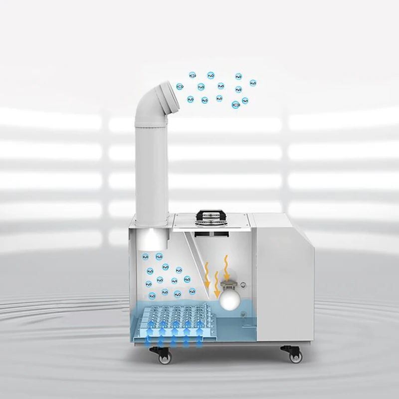 Humidificador Industrial, difusor ultrasónico, fábrica comercial, almacén, supermercado, 3 KG/H, Control inteligente, pulverizador temporizado