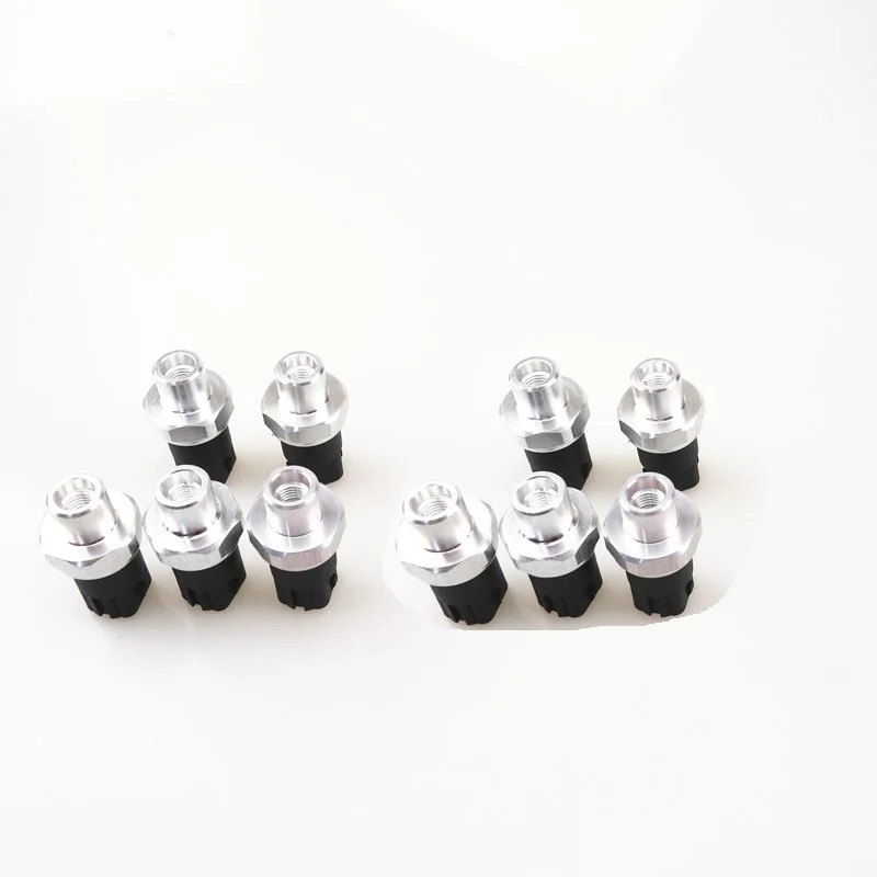 AZQFZ 10Pcs Air Conditioning Security Start Pressure Switch Sensor For 02-05 VW Passat B5 S4 S8 A4 A6 A8 8D0 959 482 B 357919754