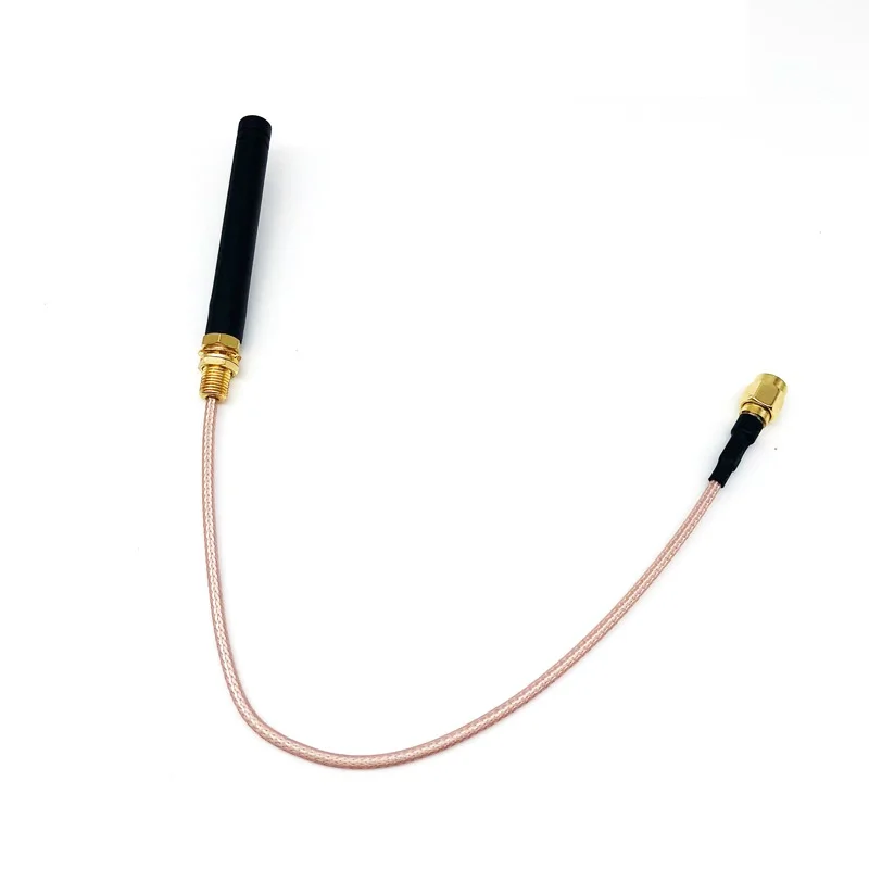 1PC 2.4g WIFI Glue Stick Antenna with SMA Male Connector Extension Cable Antenna 3bdi Screw Thread Aerials