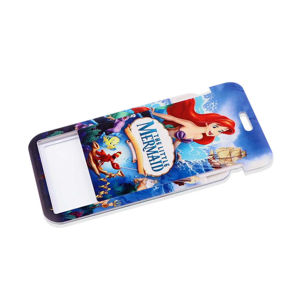 YQ338 The Little Mermaid Lanyard Cartoon Phone Rope Key ID Metro Card Sleeve Badge Holder Neck Strap Keychain Lariat Hot Gifts