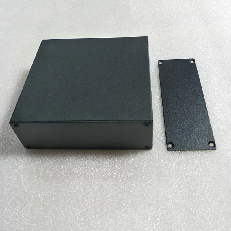 Aluminium junction box diy electronics enclosure project box metal  PC board aluminum box controller shell 110*100*40mm