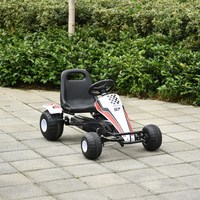 Homcom Pedal Go Kart for Children +3 Years Old with Adjustable Seat and Brake