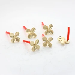 Lega di zinco moda fiori Base orecchini connettore Charms 6 pz/lotto per orecchini pendenti fai da te accessori per la creazione di gioielli