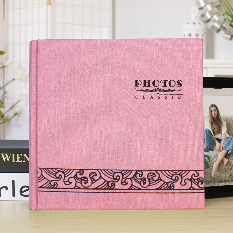 6-inch Intert Photo Album 200 Pages Slip Memo Scrapbook Paper Baby Family Scrapbook Albums Wedding Foto Scrapbooking Album