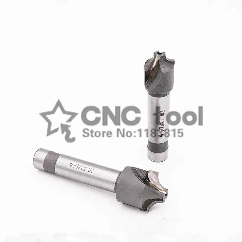 1PC 2/4Flutes R2-R30 Cemented Carbide Corner Rounding End Mills,Ball Nosed Concave Radius Milling Cutters (R2/R5/R8/R15/R25/R30)