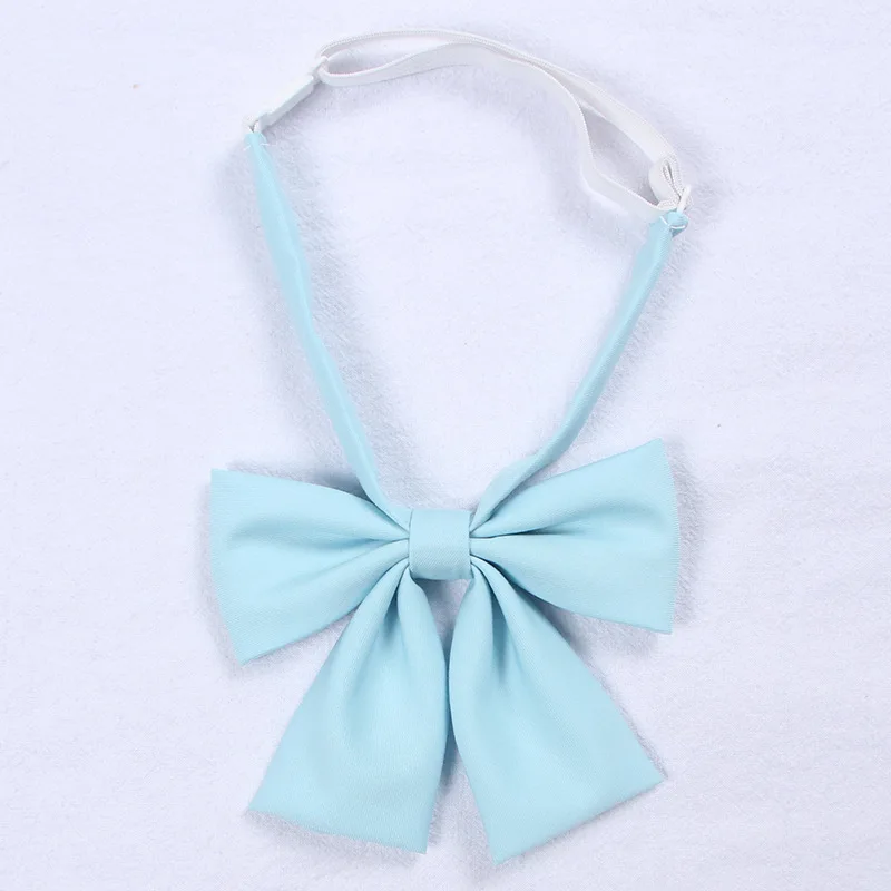 Japanese School JK Uniform Bow Tie For Girls Butterfly Cravat Solid Color School Sailor Suit Uniform Accessories Flowers Tie